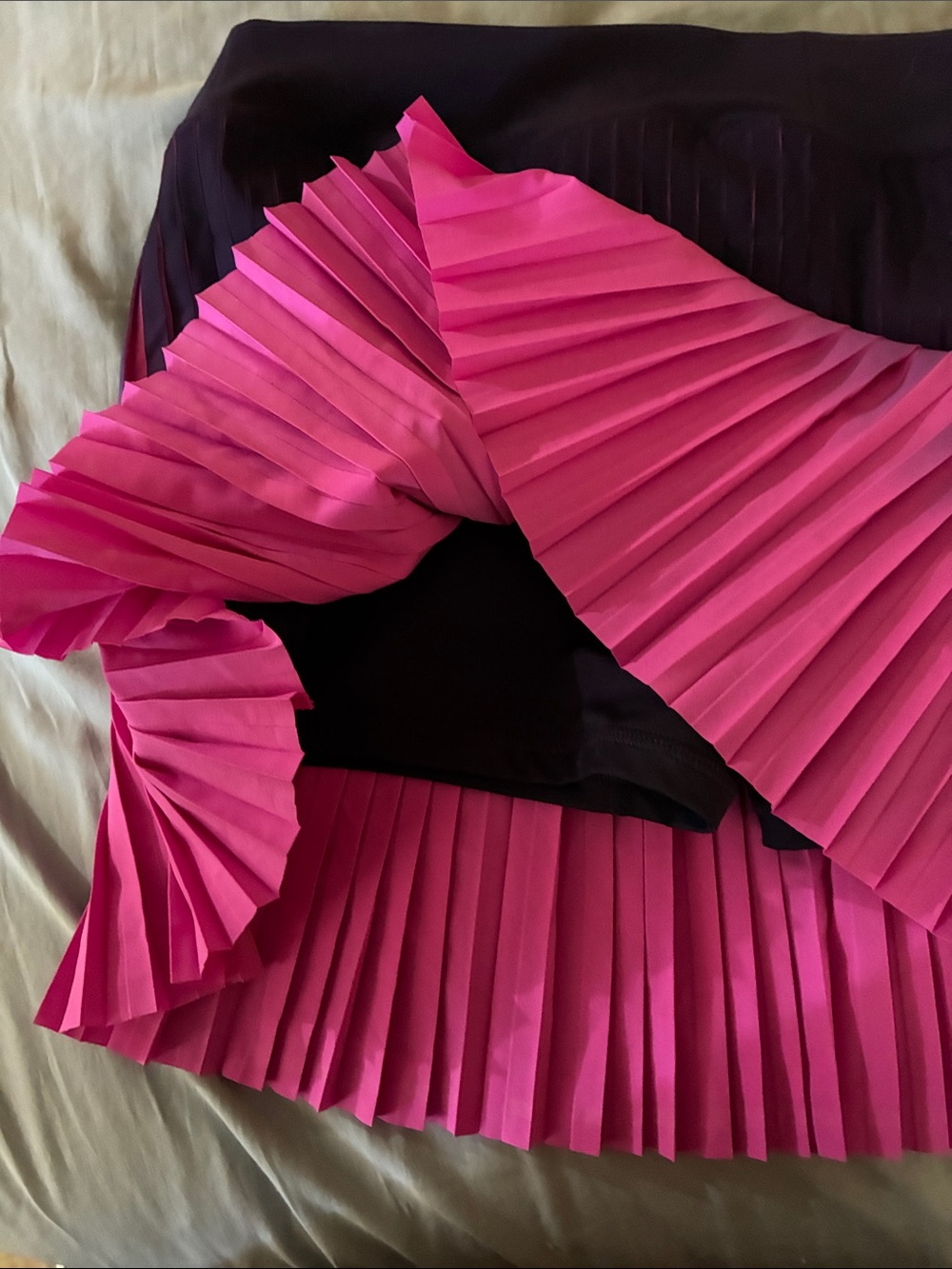Nike Women's Pink to Purple Ombre Pleated Tennis Skort - Picture 5 of 5